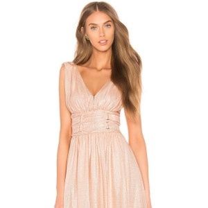 Rachel Zoe Madison Dress Sz 10  Metallic fabric!